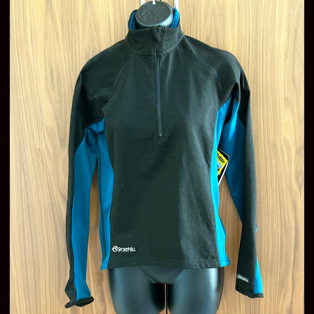 NWT SportHill Half Zip Running Top, Size Small (fits closer to an XS)